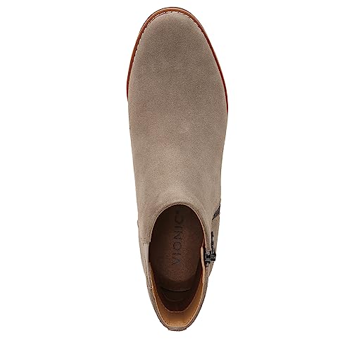 Vionic Women's Astor Hazel Zip-Up Ankle Boot- Comfort Booties Helps Heel Pain, Plantar Fasciitis with Built-in Arch Support Orthotic Insole That Corrects Pronation and Alignment, Sizes 5-113