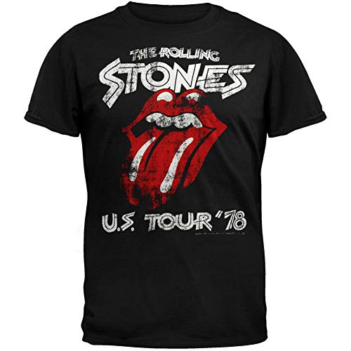 The Rolling Stones 1975 US Tour Tシャツ M 黒 The Rolling Stones 1975 US Tour Men t-shirt from 2005