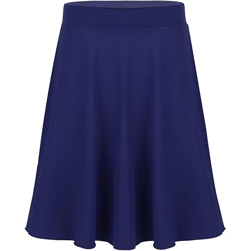 Agoky Girls Long Maxi Dance Skirt Celebration of Spirit Praise Dance Dress School Uniform Dance Performance Costume