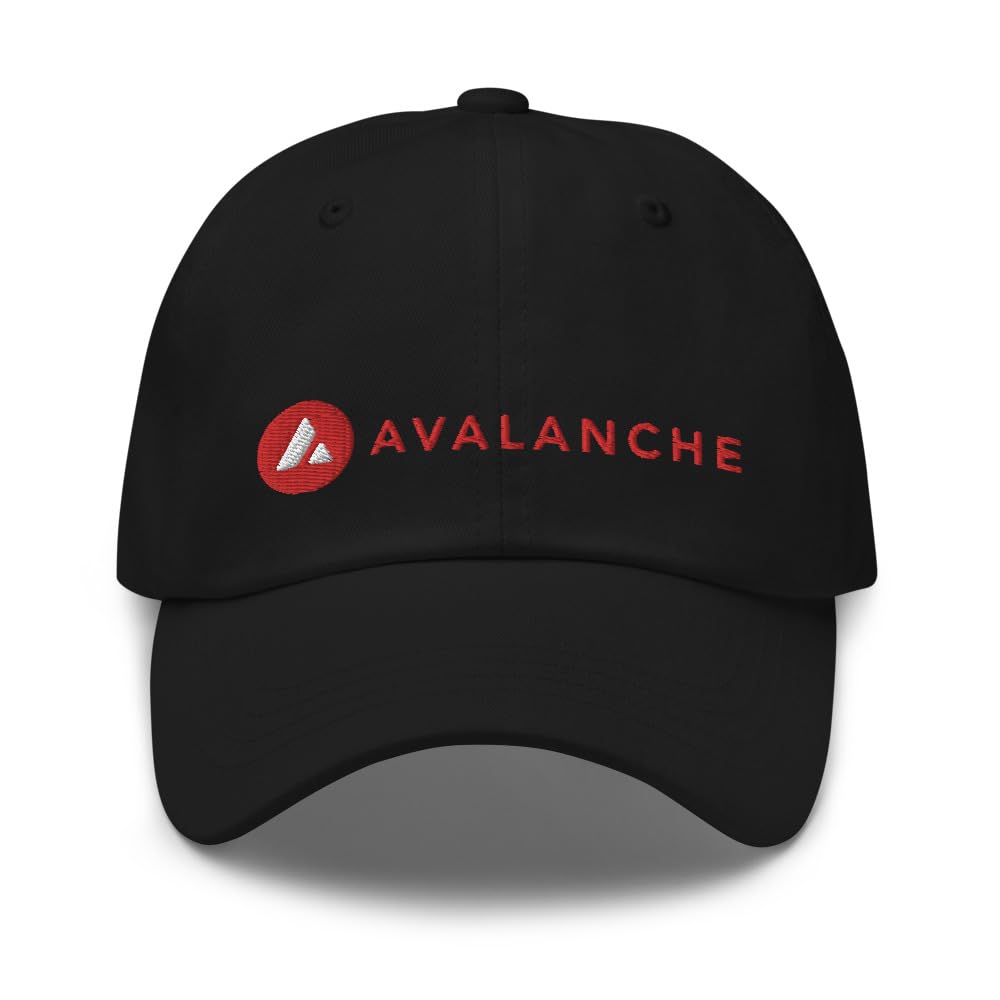 Avalanche Crypto Hat, Avalanche Network Hat, Dad Hat, Avalanche Hat, Embroidered Crypto Hat, AVAX Crypto Token Hat