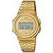 Produktbild Casio Unisex Quartz Armbanduhr, 38.80mm GehäusegröÃe mit Gold digital Zifferblatt und Gold Metallarmband Armband A171WEG-9AEF