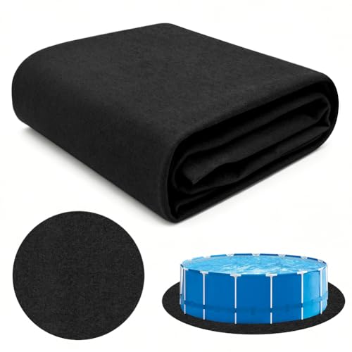 Bâche de sol de piscine ronde - 305/370/460 cm - Tapis de protection du sol pour piscine, jacuzzi,...