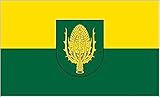 hohe Farbbrillianz U24 Aufkleber Baienfurt Flagge Fahne 12 x 8 cm Autoaufkleber Sticker