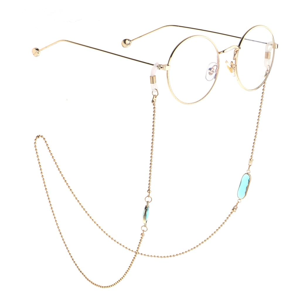 Cadena de gafas de cristal acrílico ideal para paseos caminatas y lectura al aire libre