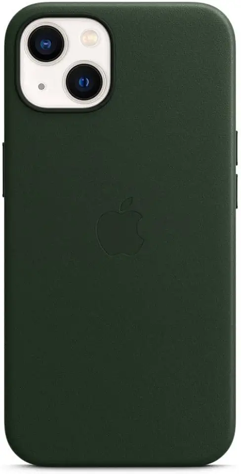 Apple Capa em couro (para iPhone 13) - Verde sequoia