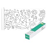 ⭐️ 【Hervorragende Materialien 】 - Die Farbrolle besteht aus hochwertigem Papier. Es hat die Eigenschaften Sicherheit, feine und glatte Oberfläche. Kinderfreundlich, damit Sie es unbesorgt verwenden können.