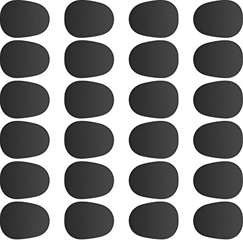 24 Pieces Alto Tenor Saxophone Mouthpiece Cushions, Eison 0.8Mm Thick Food Grade Sax Clarinet Mouthpiece Patches Pads Strong Adhesive, Black #TOP5