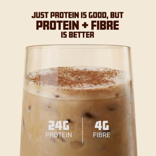 Image of Horlicks Protein Powder 1 Kg Pack | 24g Protein, 4g Fibre per serve | Coffee Flavour | 28 Daily Use Sachets | Fermented Yeast Isolate | Gut-Friendly Protein | Complete | For Men & Women