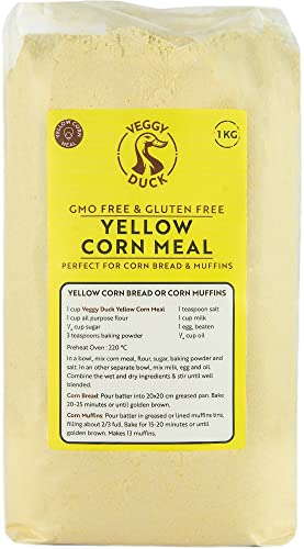 Veggy Duck - Yellow Corn Meal (1Kg) - Fine | Gluten Free
