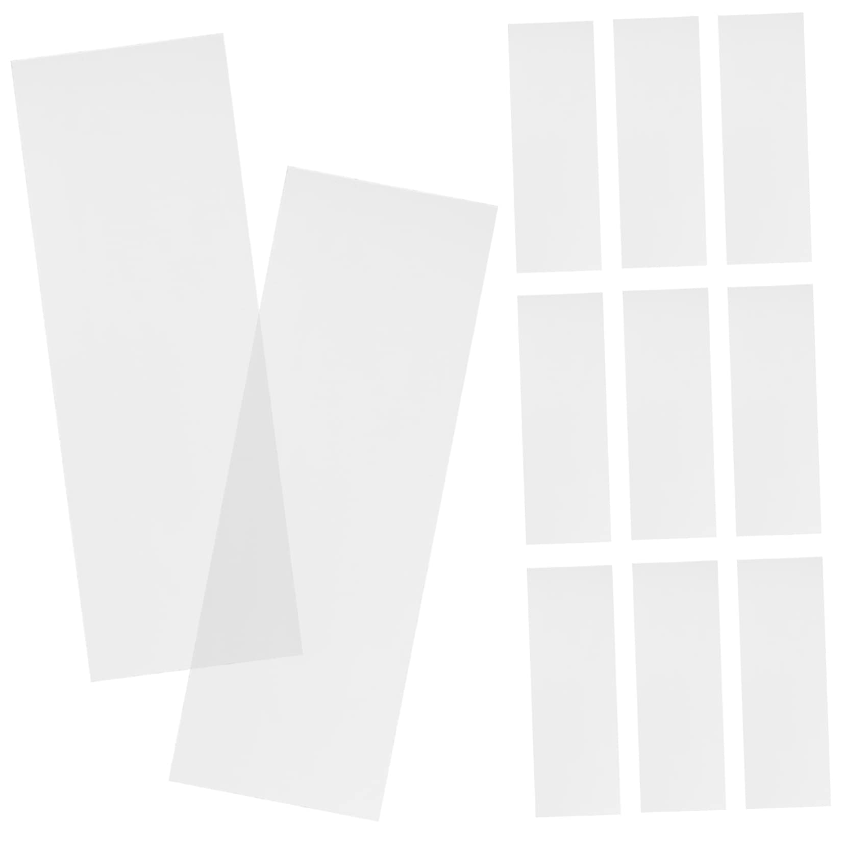 Ciieeo 100Pcs Clear Blank Microscope Slides for Cell Sample Preparation Laboratory Supplies for Education for Science Projects and Classroom Use