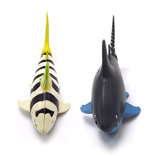 image for Tipmant Mini RC Fish Shark Toys Radio Remote Control Boat Ship Electro