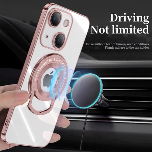 Coque iPhone 15 fine transparente anti-jaunissement protégeant l'objectif des rayures