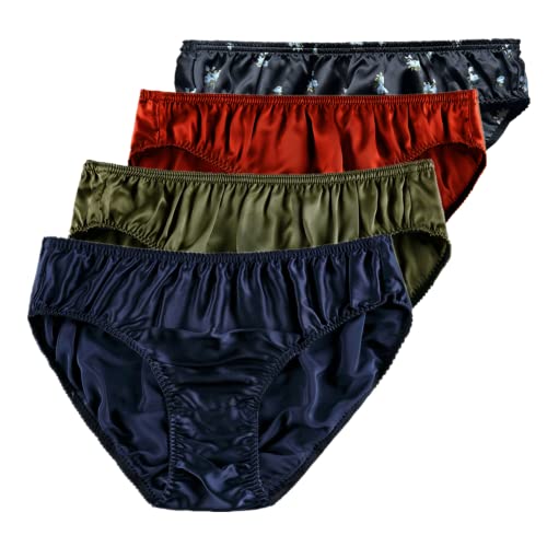 Culotte en soie pure pour homme Bikini 100 soie de mûrier Sous