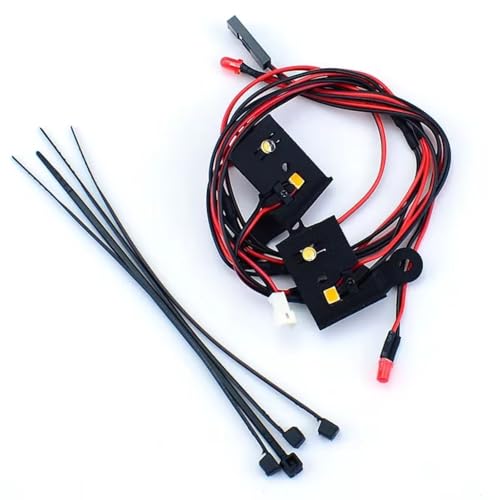 RC�J�[���C�g For Traxxas For TRX4-M F150 1/18 ���A�Ɩ��V�X�e�� �h�[�����C�g RC�N���[���[�J�[ �A�b�v�O���[�h�A�N�Z�T���[ �������i(Front and rear light)