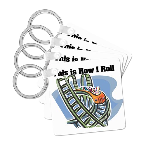 3dRose, This Is How I Roll Roller Coaster, set of