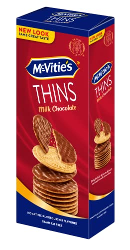 McVities Digestive Thins Milk Chocolate, 150g