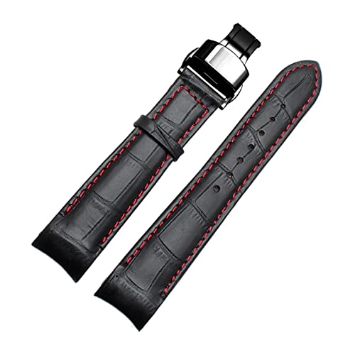 Bracelet en cuir pour montre 20mm look chic et galbé