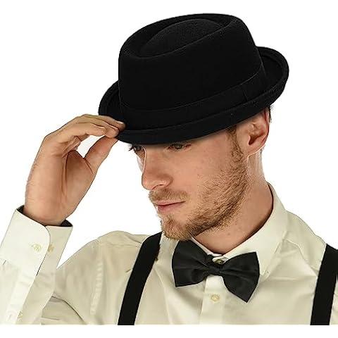 INOGIH Vintage Wool Cloche Hat for All Cover