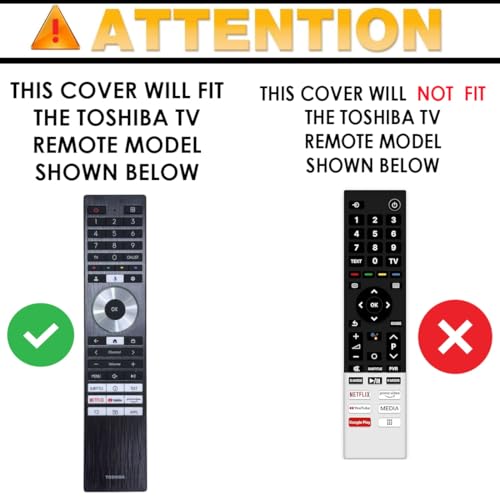 Image of Zaoma Remote Cover Case Pouch Compatible /Replacement for Toshiba TV M550NP Series 4K Ultra HD Smart QLED Google TV Remote Control Case (Black)