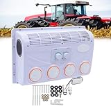 KKSOUFX Ar-Condicionado Automotivo 12v/24v Cc, Resfriamento RáPido E Baixo RuíDo, Ar-Condicionado De Teto Para Rv, RotaçãO De 360° Para Rvs, ôNibus E Tratores