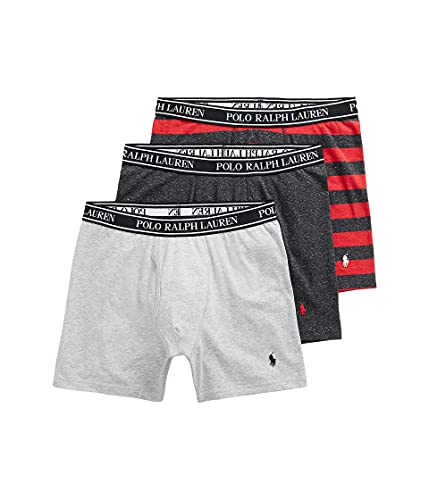 Listado de Polo Red Ralph Lauren disponible en línea para comprar. 47 Polo Ralph Lauren - Calzoncillos Tipo Calzones de Malla clásica para Hombre, Paquete de 3, Andoverheather/Black/Red, M