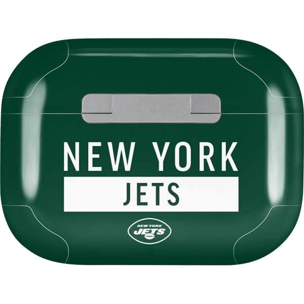 Skinit Decal Audio Skin Compatible with Apple AirPods Pro (2rd Gen, 2022) - Officially Licensed NFL New York Jets Green Performance Series Design