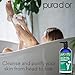 PURA D'OR 3-in-1 Tea Tree Shampoo, Body & Foot Wash, Shampoo (16oz x2 = 32oz) Total Body Care - Foot Odor & Daily Hygiene, Cleansing Routine, Post-Workout Refreshment - Soothes, Invigorates, Nourishes