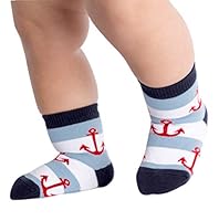 Algopix Similar Product 10 - Sock It to Me Anchors Toddler Crew