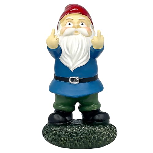 Zefrorden Gartenzwerge, Gartenornamente für Draußen, Freche Mittelfinger-Zwerge aus Harz, Outdoor-Skulptur Deko für Rasen, Terrasse & Balkon, Lustige Gartenfiguren & Einweihungs-Gartengeschenk Zefrorden Gartenzwerge, Gartenornamente für Draußen, Freche Mittelfinger-Zwerge aus Harz, Outdoor-Skulptur Deko für Rasen, Terrasse & Balkon, Lustige Gartenfiguren & Einweihungs-Gartengeschenk