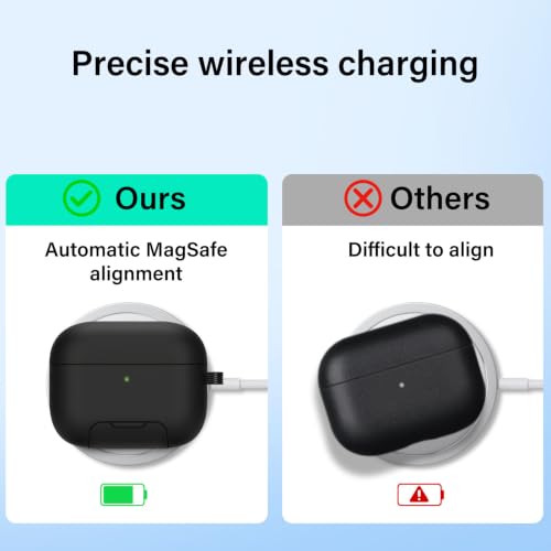 Image of Magnetic Lock Lid Case Compatible with AirPods Pro 3 | Built-in Phone Stand, MagSafe Ready, Shockproof Protective Cover with Lanyard