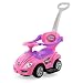 Best Choice Products 3-in-1 Kids Push and Pedal Toddler Ride On Wagon Play Toy Stroller w/ Sounds, Handle, Horn - Pink