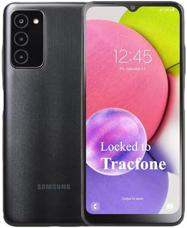 Tracfone Samsung Galaxy A03s, 32GB [Activation Promo Incl: 1500Min/1500Txt/1500MB, 365 Days Service Plan] Prepaid Smartphone (Locked to Tracfone) 6.5" HD+ LCD Infinity-V Disp., 13MP Cam, BK Android 11