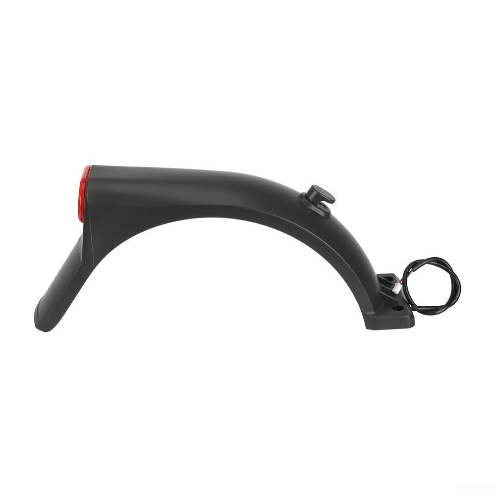 Garde-boue arrière pour trottinette électrique avec crochet et feu arrière, résistant à l'abrasion pour la sécurité de conduite de nuit (C)