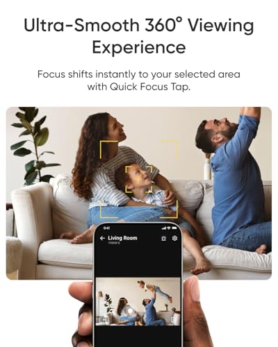 Image of eufy Indoor Cam E30, Generation, 4K UHD Security Camera, Pet /Dog /Baby Camera with Phone app, Color Night Vision, Human /Pet Auto Tracking, 360 Pan-Tilt, Works with Homekit (Renewed)