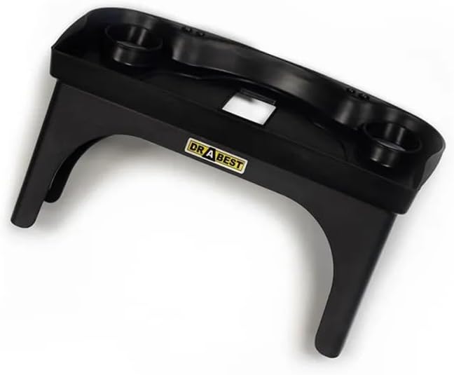 DRABEST - Bandeja portaherramientas para escaleras domésticas - Práctico organizador de plástico con gancho integrado, capacidad de 10 kg, fácil instalación