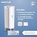 Jool Baby SmartWave Plus Diaper Pail & Refill – Motion Sensing Lid with Odor Lock – Compatible with Regular Trash Bags – Holds up to 50 Newborn Diapers