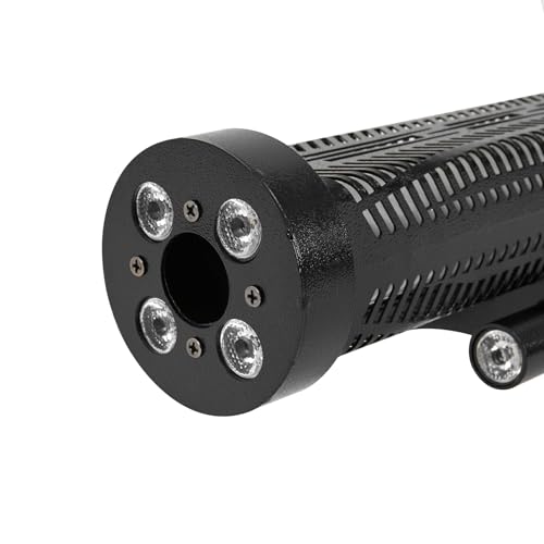 Máquina de humo portátil con luces LED - Cañón criogénico portátil para efectos especiales en escenario, club y concierto, 50 W, incluye manguera negra de 9,84 pies miniatura 4