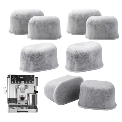 Water Filter Inserts for Ninja Luxe Cafe ES601, 8-Pack Replacement Charcoal Filters Compatible with Ninja Coffee Maker Accessories – Improves Taste & Reduces Impurities