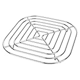 Crisper Rack for Ninja Crispi Air Fryer FN101, Ninja Air Fryer Accessories, Ninja Air Fryer Grill Rack, Food Grade, Stainless Steel SUS304, Silver