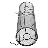 Garneck Porta Cerchietti Nero in Plastica per Accessori Chioma Donna, Organizer da Tavolo Semplice e Pratico per Casa e Negozio, Protegge e Organizza gli Anelli per Chioma