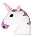 Desire Deluxe Cuscino emoticon Unicorno Sorridente 32 x 35 x 13 CM Cuscino Emoticon Unicorno Che Ride Grande Cuscino Decorativo Peluche Emoti