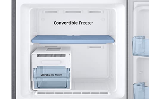 Image of Samsung 256L 2 Star Inverter Frost-Free Convertible 3 In 1 Double Door Refrigerator Appliance (RT30C3732QB /HL,Bouquet Silver)