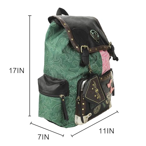 Wicked Magical Icons Spilt 18" Pink & Green Rucksack3