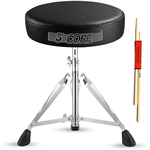 5 CORE Adjustable Drum Throne Cover