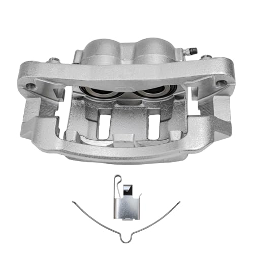 Image of Detroit Axle - Front Brake Calipers for 2000 2001 2002 2003 2004 Ford F-250 F-350 Super Duty Excursion, Disc Brake Calipers with Bracket Assembly Replacement