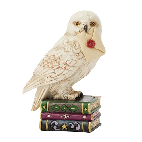 Enesco Harry Potter by Jim Shore Hedwig Die Eule hält einen Buchstaben, Miniatur-Figur, 8,9 cm,...