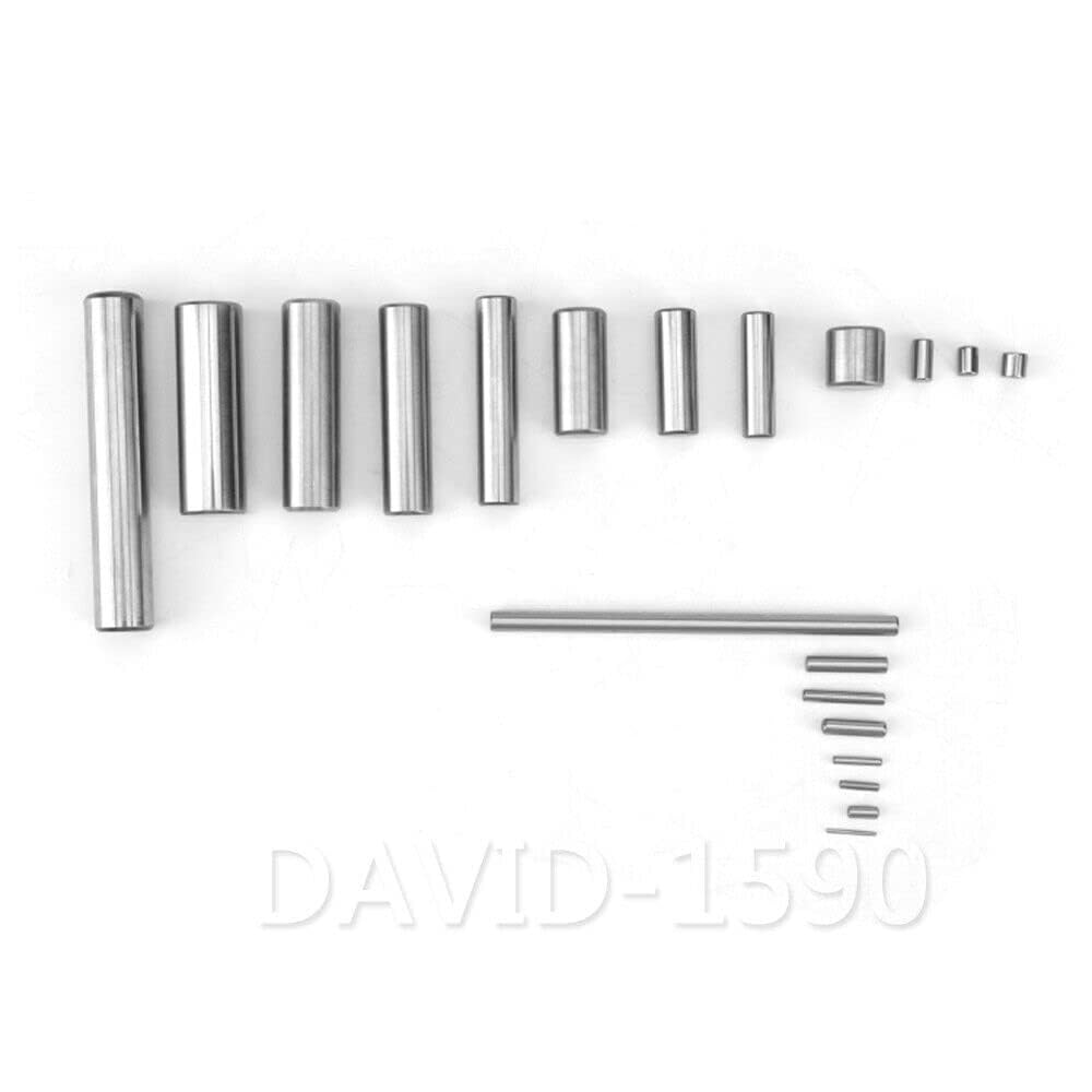 NVCBYEPDA El Tornillo Pasador de Pasador Paralelo, Pasador de Rodillo, rodamiento de Aguja de Acero, 3 uds.(M9 x 100mm)
