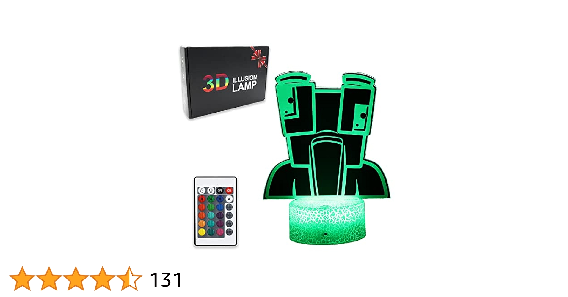 IDEE(イデー) ACT MOBILE LAMP W545 Wontocheer Night Lights, 3D Illusion 16 Colors Table Lamp