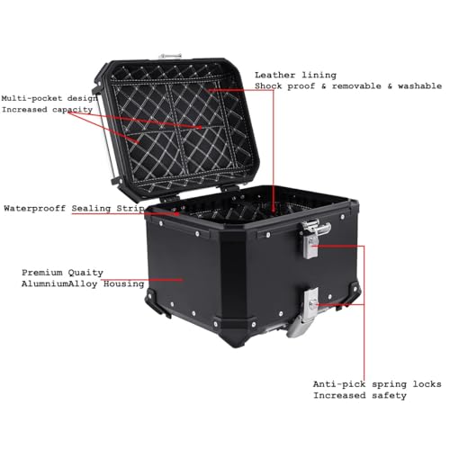 Maleta impermeable para moto de 36 litros 4