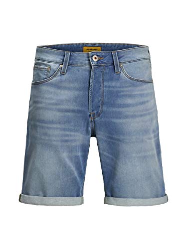 JACK & JONES Herren JJIRICK JJICON GE 003 I.K STS Shorts, Blue Denim, M – Ansicht 1